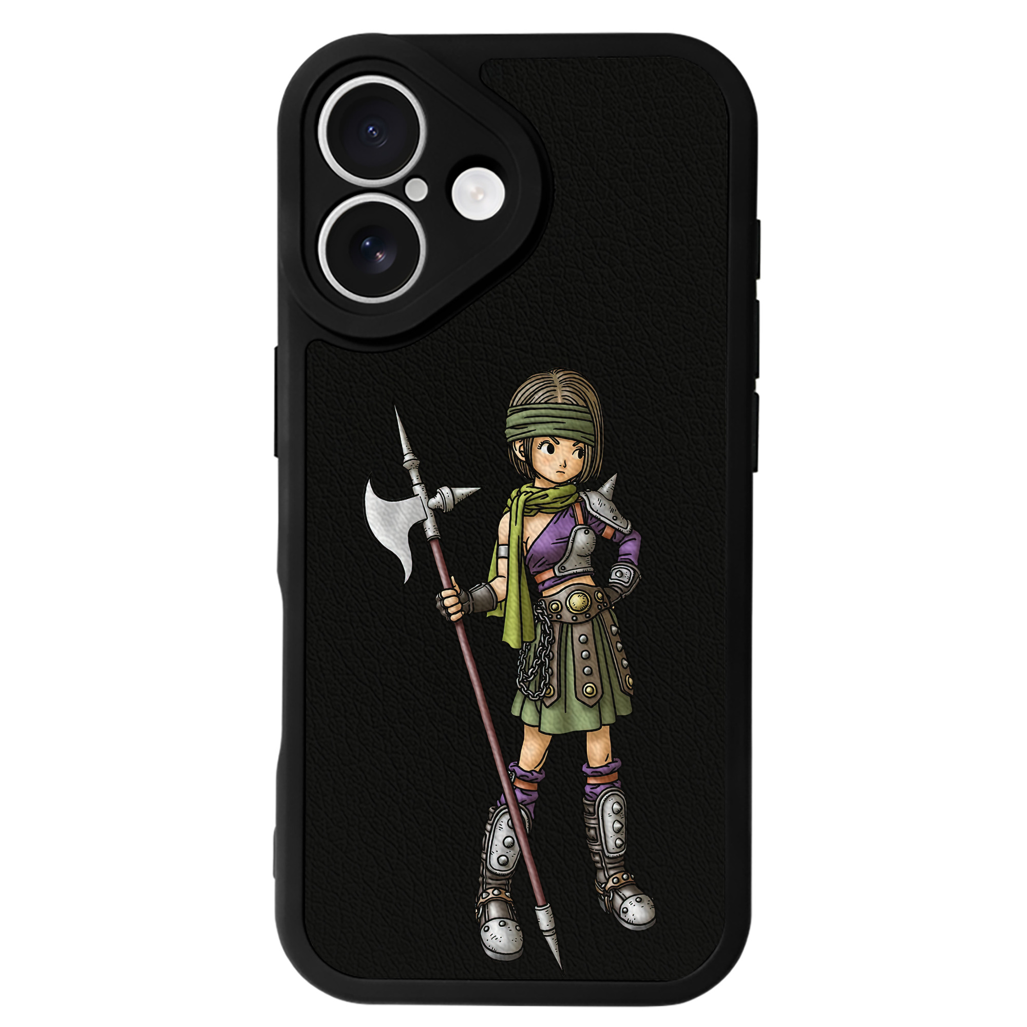 （画像用） ドラゴンクエスト Doragon Kuesuto Dragon Quest 【iPhone 16シリーズ対応】シリコンスマホケース（レザー調） 材質：シリコン